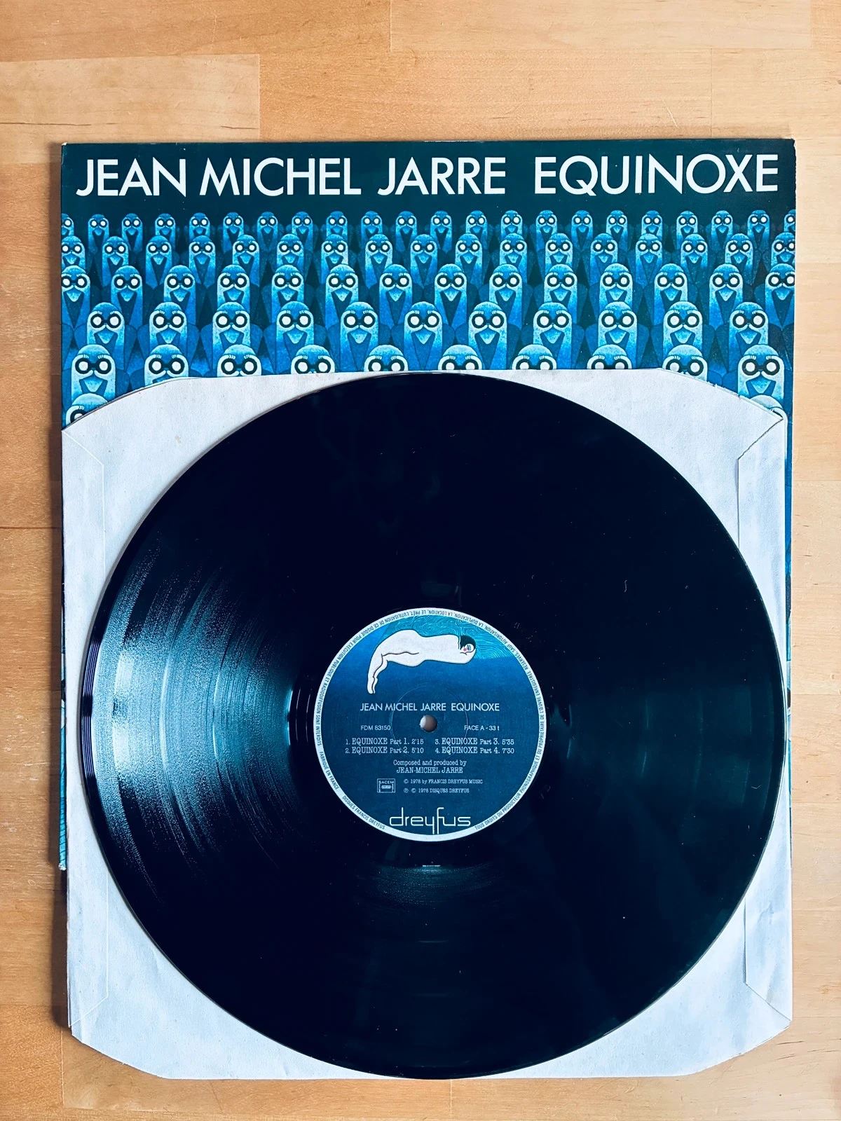 Lote de 3 discos de vinil 33T Jean-Michel Jarre: Oxygène/Equinoxe/Les Chants Magnétiques. – photo 3